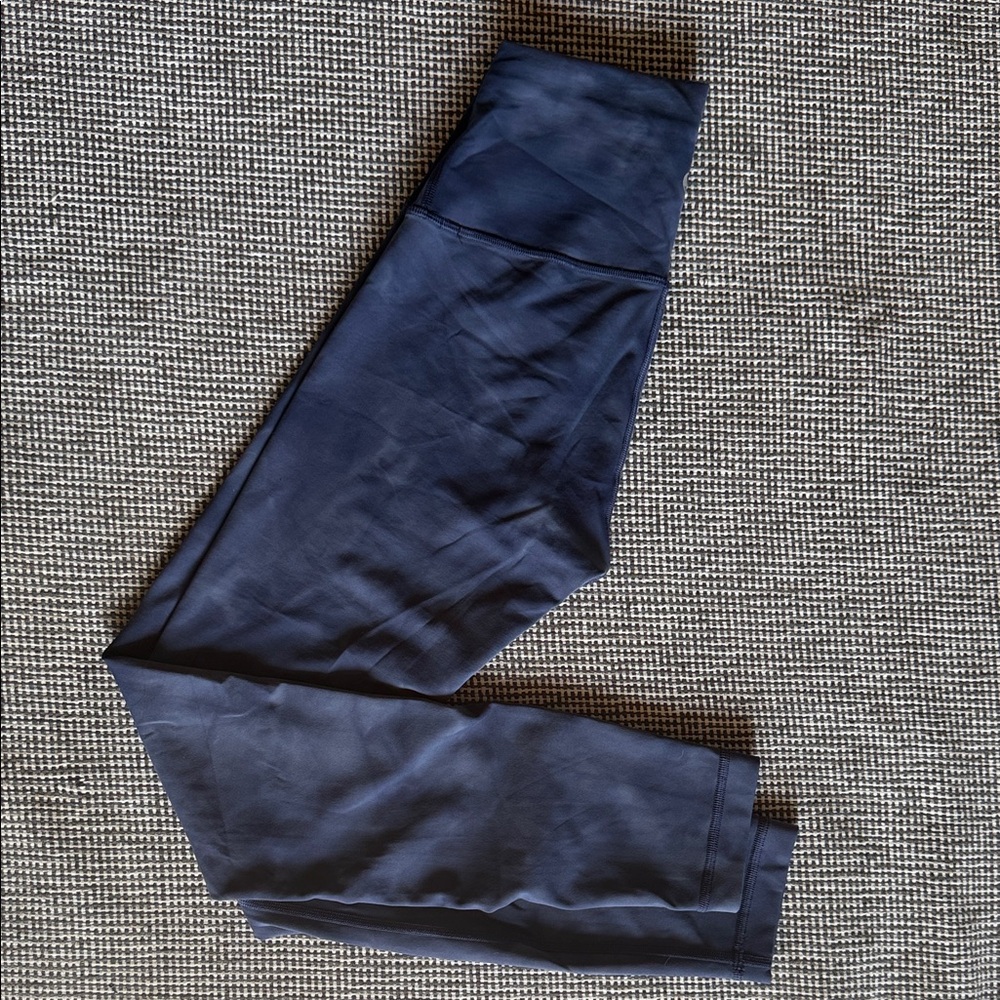 Lululemon Navy Blue marble Leggings